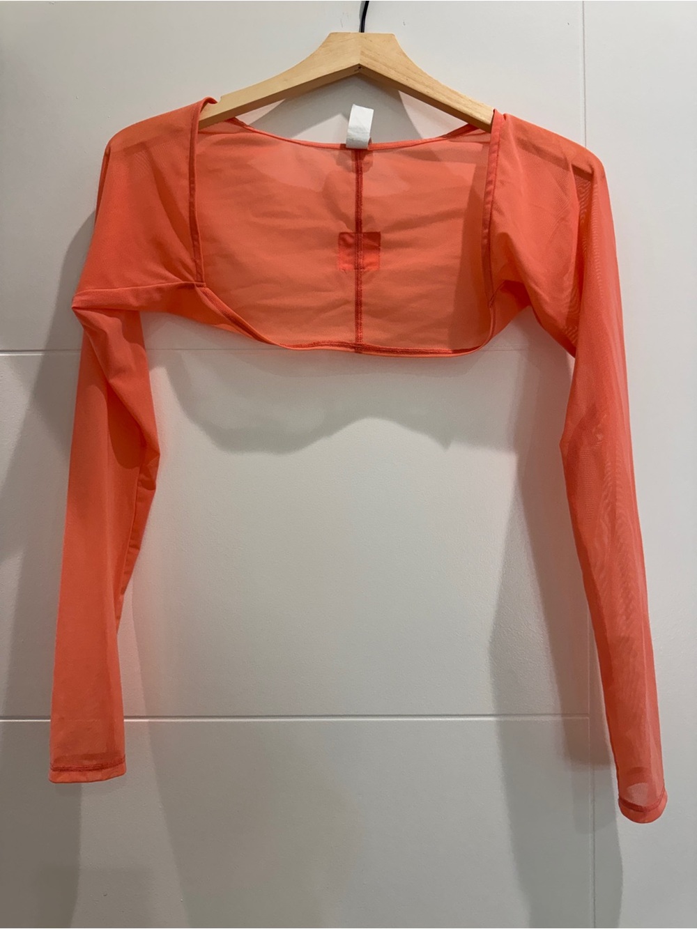 ALO Yoga Coral Sheer Bolero Shrug - Long Sleeve